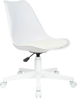 Кресло офисное Бюрократ CH-W333 (белый/молочный Velvet 20) - 