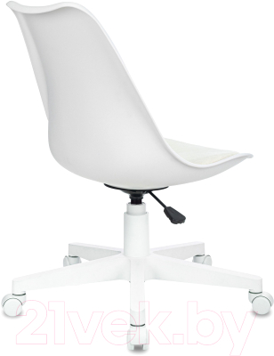 Кресло офисное Бюрократ CH-W333 (белый/молочный Velvet 20)