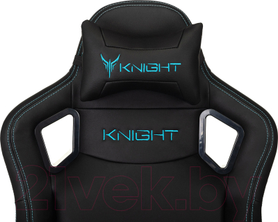 Кресло геймерское Бюрократ Knight Outrid Smile (экокожа черный)