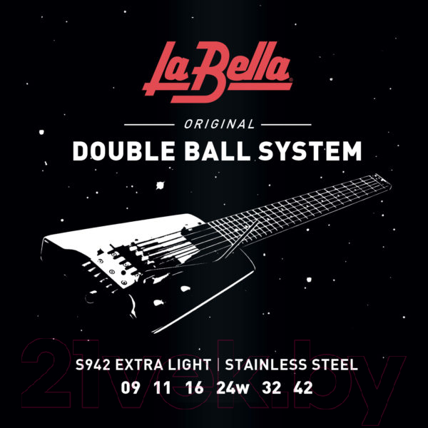 Струны для электрогитары La Bella S942
