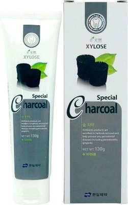 

Зубная паста, Special Xylos Charcoal С бамбуковым углем