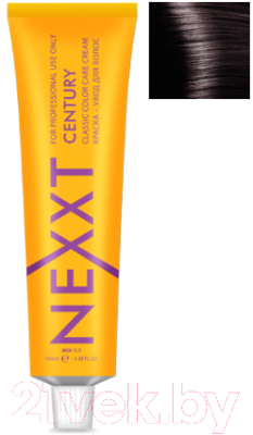 Крем-краска для волос Nexxt Professional Century 4.86 (шатен махагон фиолетовый)