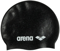 Шапочка для плавания ARENA Silicone Cap / 006359 902 (черный) - 