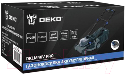 Газонокосилка электрическая Deko DKLM40V Pro / 063-3008