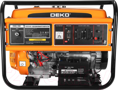 Бензиновый генератор Deko DKEG420 / 065-1086