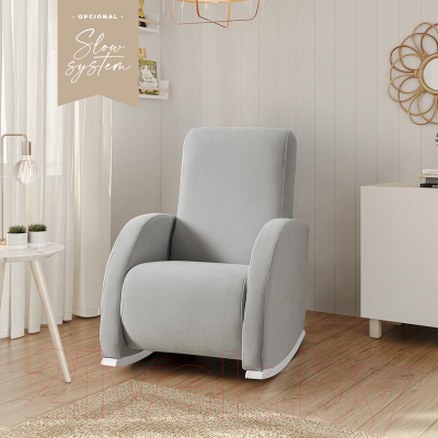 Кресло-качалка Micuna Wing Confort Relax (White/Soft Grey)