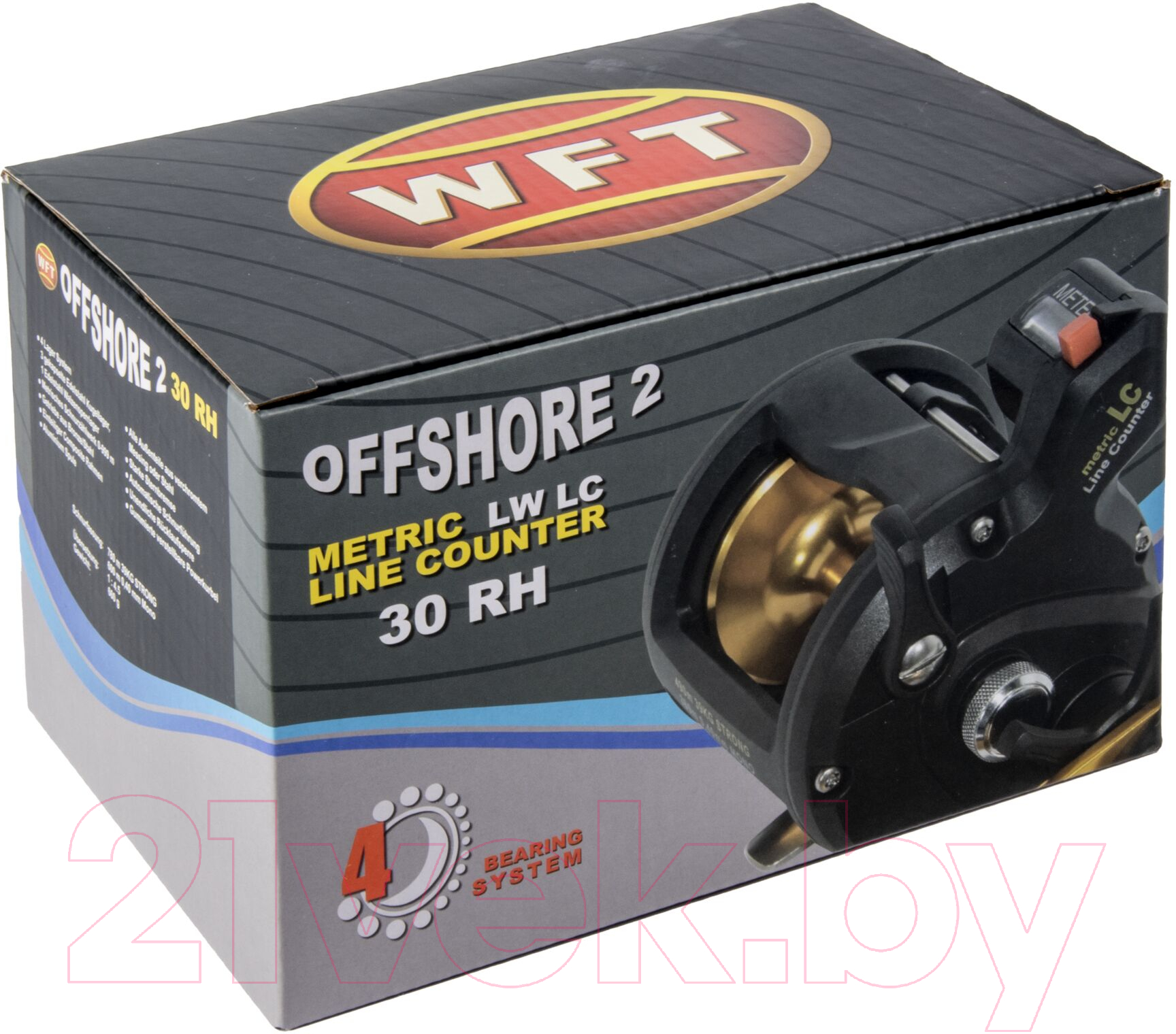 Катушка мультипликаторная WFT Offshore II LW LC 30 RH 3+1