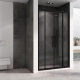 Миниатюра изображения товара Душевая дверь Abber Schwarzer Diamant AG33180BH