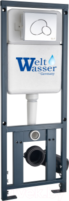 Кнопка для инсталляции WeltWasser Marberg 410 RD GL-WT