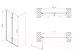 Миниатюра изображения товара Душевая дверь Abber Zart AG08070P