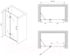 Миниатюра изображения товара Душевая дверь Abber Zart AG08090B