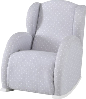 Кресло-качалка Micuna Wing Flor Relax (White/Galaxy Grey) - 