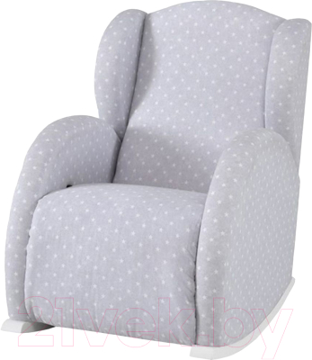 Кресло-качалка Micuna Wing Flor Relax (White/Galaxy Grey)