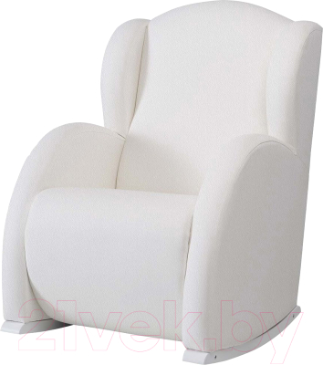 Кресло-качалка Micuna Wing Flor Relax (White/искусственная кожа)
