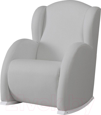 Кресло-качалка Micuna Wing Flor (White/Grey/искусственная кожа)