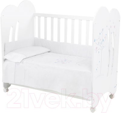 Детская кроватка Micuna Aura 60x120 (белый)