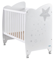 Детская кроватка Micuna Estela 60x120 (белый/серый) - 