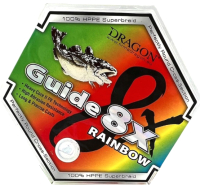 Леска плетеная Dragon Guide 8x Rainbow 0.20мм 250м / 42-10-920 - 
