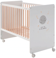Детская кроватка Micuna Halley 60x120 (White/Waterwood) - 