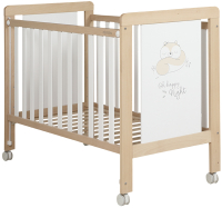 Детская кроватка Micuna Happy 60x120 (Waterwood/White) - 