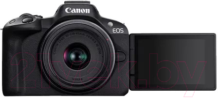 Беззеркальный фотоаппарат Canon EOS R50 Kit RF-S 18-45mm IS STM / 5811C012