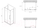 Миниатюра изображения товара Душевой уголок Abber Schwarzer Diamant AG30170MH-S90M-S90M