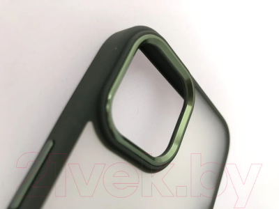 Чехол-накладка Case Acrylic MagSafe для iPhone 14 (зеленый)