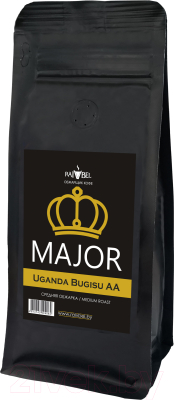 Кофе в зернах Major Uganda Arabica Bugisu AA (250г)