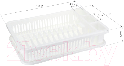Изображение товара Сушилка для посуды Idea М1174 (фисташковый)