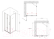Миниатюра изображения товара Душевой уголок Abber Zart AG08070P-S71