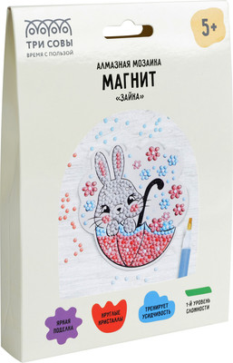 

Набор для творчества, Магнит Зайка / АММ_48242