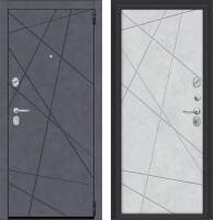 

Входная дверь, Porta R-3 15/15 Graphite Art/Snow Art/Лунный камень