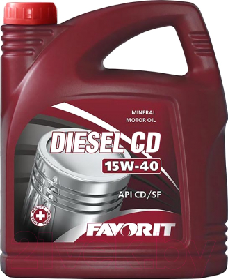 Моторное масло Favorit Diesel CD 15W40 CD/SF / 51971 (5л)