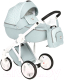 Детская универсальная коляска Adamex Luciano 2 в 1 (Q221) - 