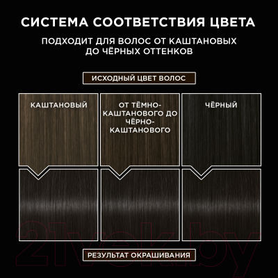 Крем-краска для волос Luminance 1.0 (благородный черный)