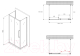 Миниатюра изображения товара Душевой уголок Abber Schwarzer Diamant AG30110H-S90-S90