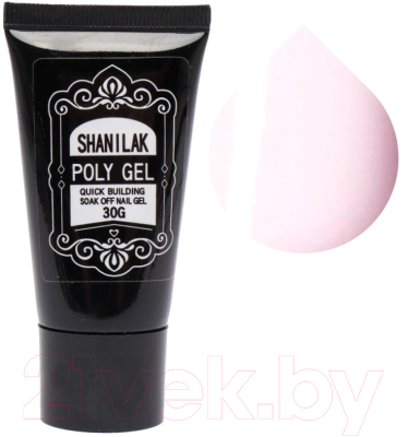 Моделирующий гель для ногтей Shanilak 004 Нежно-розовый (30г)