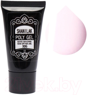 Моделирующий гель для ногтей Shanilak 005 Натуральный розовый (30г)