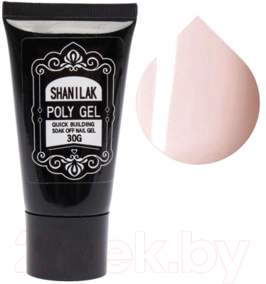 Моделирующий гель для ногтей Shanilak 016 Светло-розовый (30г)