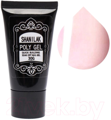 Моделирующий гель для ногтей Shanilak 021 Розовый беж (30г)