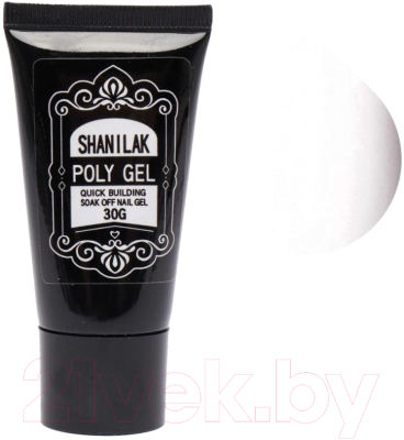Моделирующий гель для ногтей Shanilak 022 Жемчужно-белый (30г)
