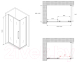 Миниатюра изображения товара Душевой уголок Abber Schwarzer Diamant AG30120MH-S100M