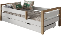 Односпальная кровать детская WoodMoon Мунни 8 90x200 / М-8Я - 