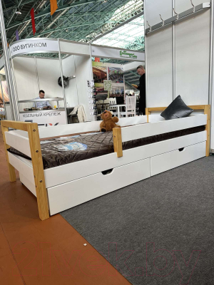 Односпальная кровать детская WoodMoon Мунни 8 90x200 / М-8Я