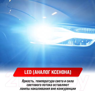 Комплект автомобильных ламп Skyway S08701008 (2шт)