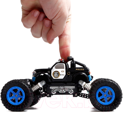 Радиоуправляемая игрушка Автоград Джип Полиция / 7342498 (черный)