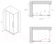 Миниатюра изображения товара Душевой уголок Abber Schwarzer Diamant AG30130MH-S90M