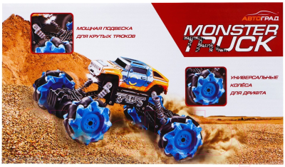 Радиоуправляемая игрушка Автоград Джип Drift 4WD / 7342486 (синий)