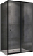 Миниатюра изображения товара Душевой уголок Abber Schwarzer Diamant AG30140B5-S90B5
