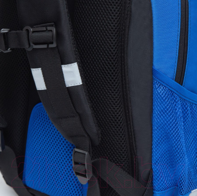Школьный рюкзак Grizzly RB-259-1m (черный/синий/серый)